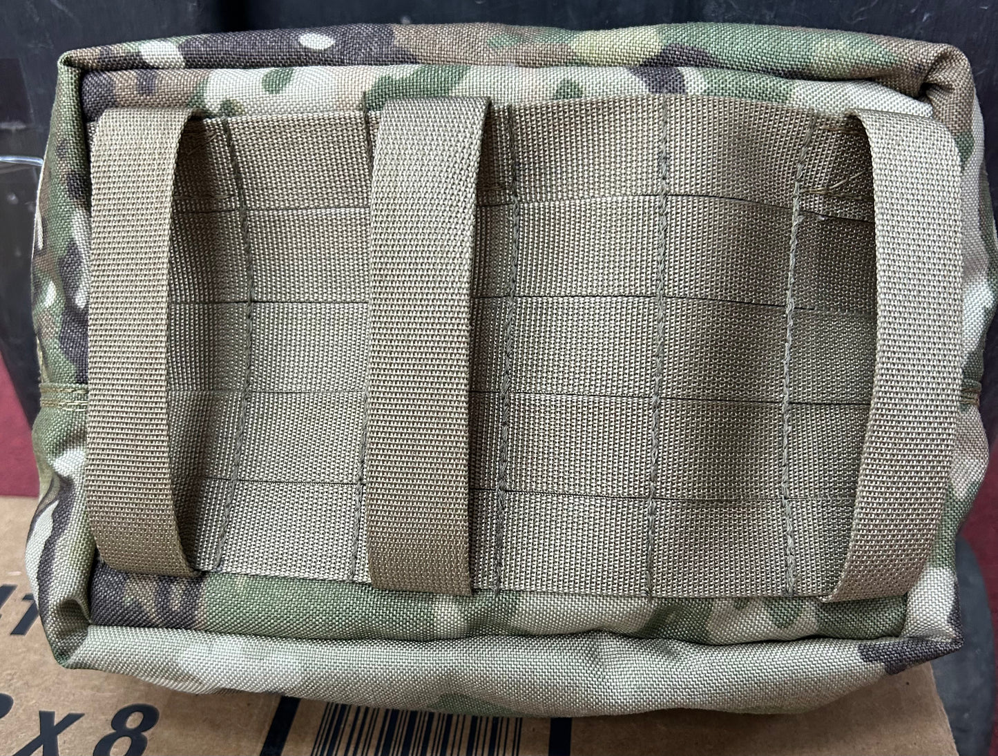 Pirate 6x9x4 Double Zipper Molle Pouch General Purpose Admin Medic OCP Multicam (v1-Pirate)
