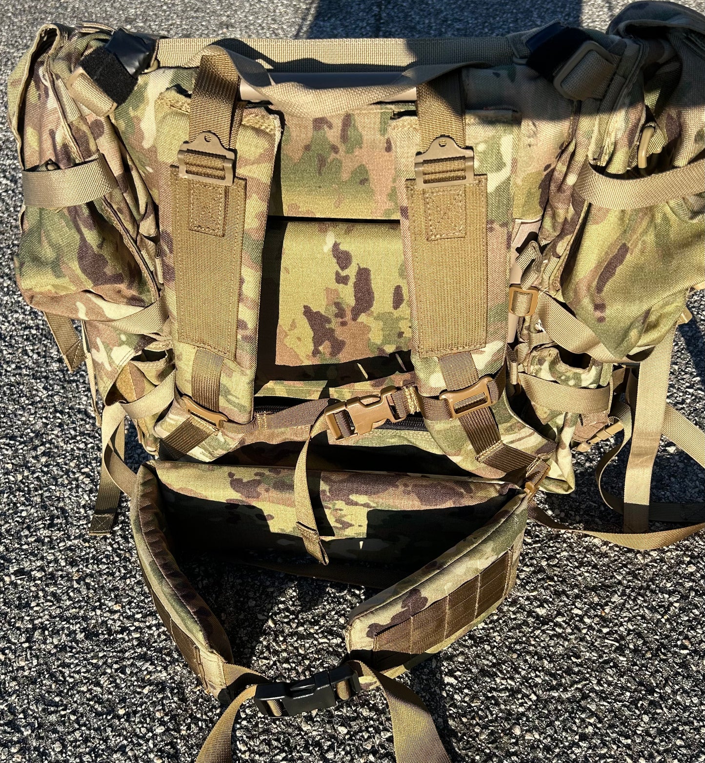 PROUT - CUSTOM Molle Conversion Large Ruck Alice Malice Pack Frame Shoulder Kidney COMPLETE