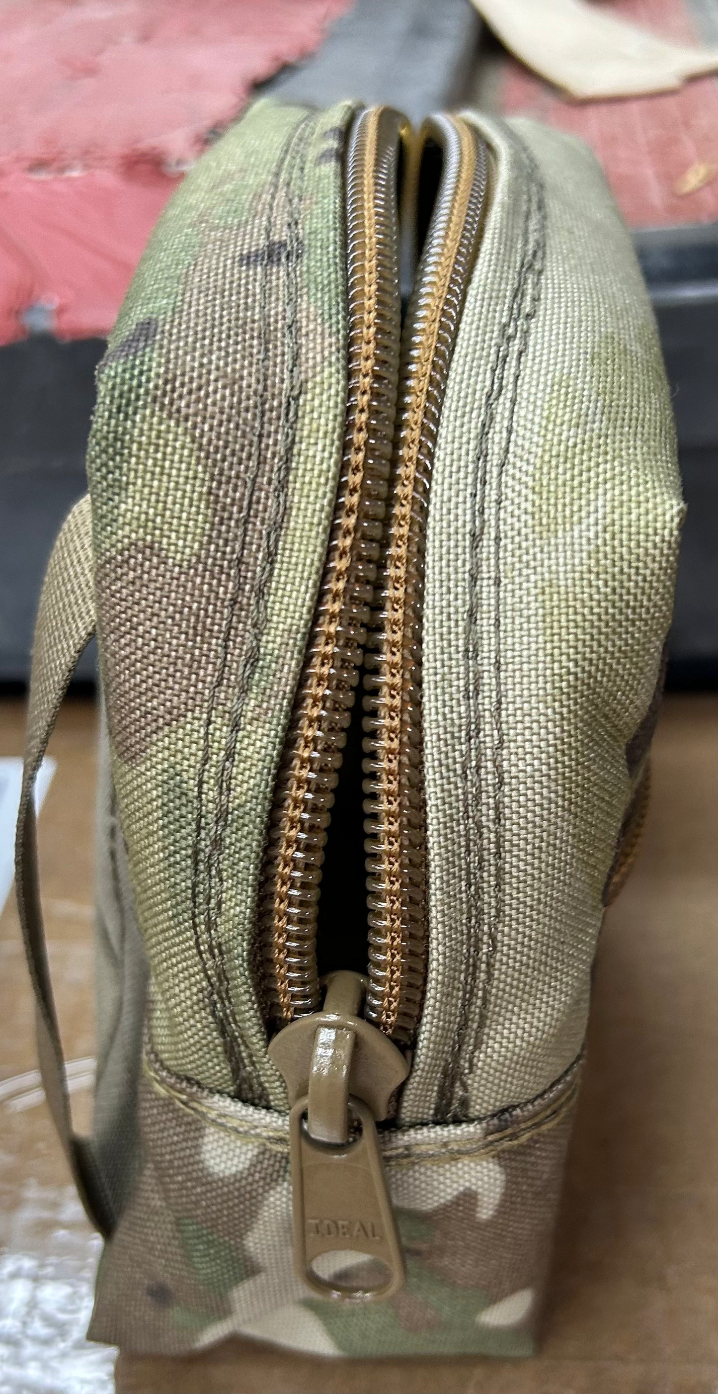 Pirate 6x6x3 Double Zipper Molle Pouch General Purpose Admin OCP Multicam (v1-Pirate)