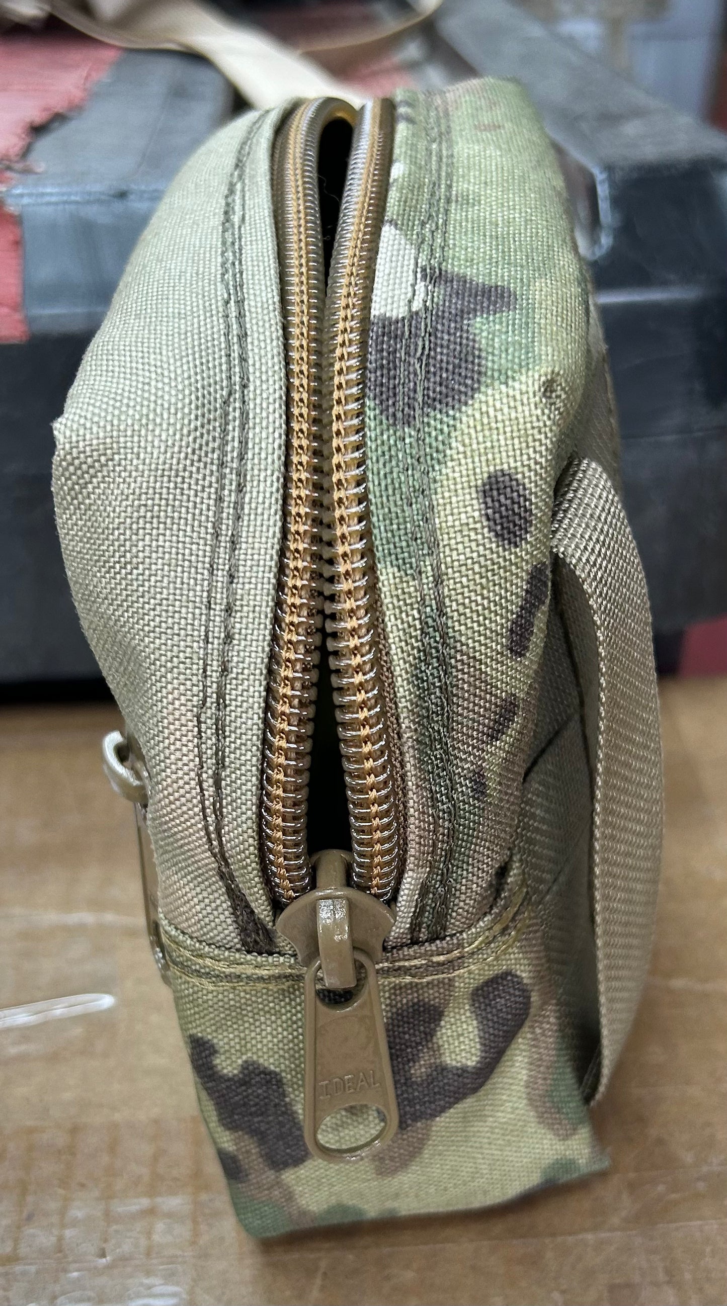 Pirate 6x6x3 Double Zipper Molle Pouch General Purpose Admin OCP Multicam (v1-Pirate)