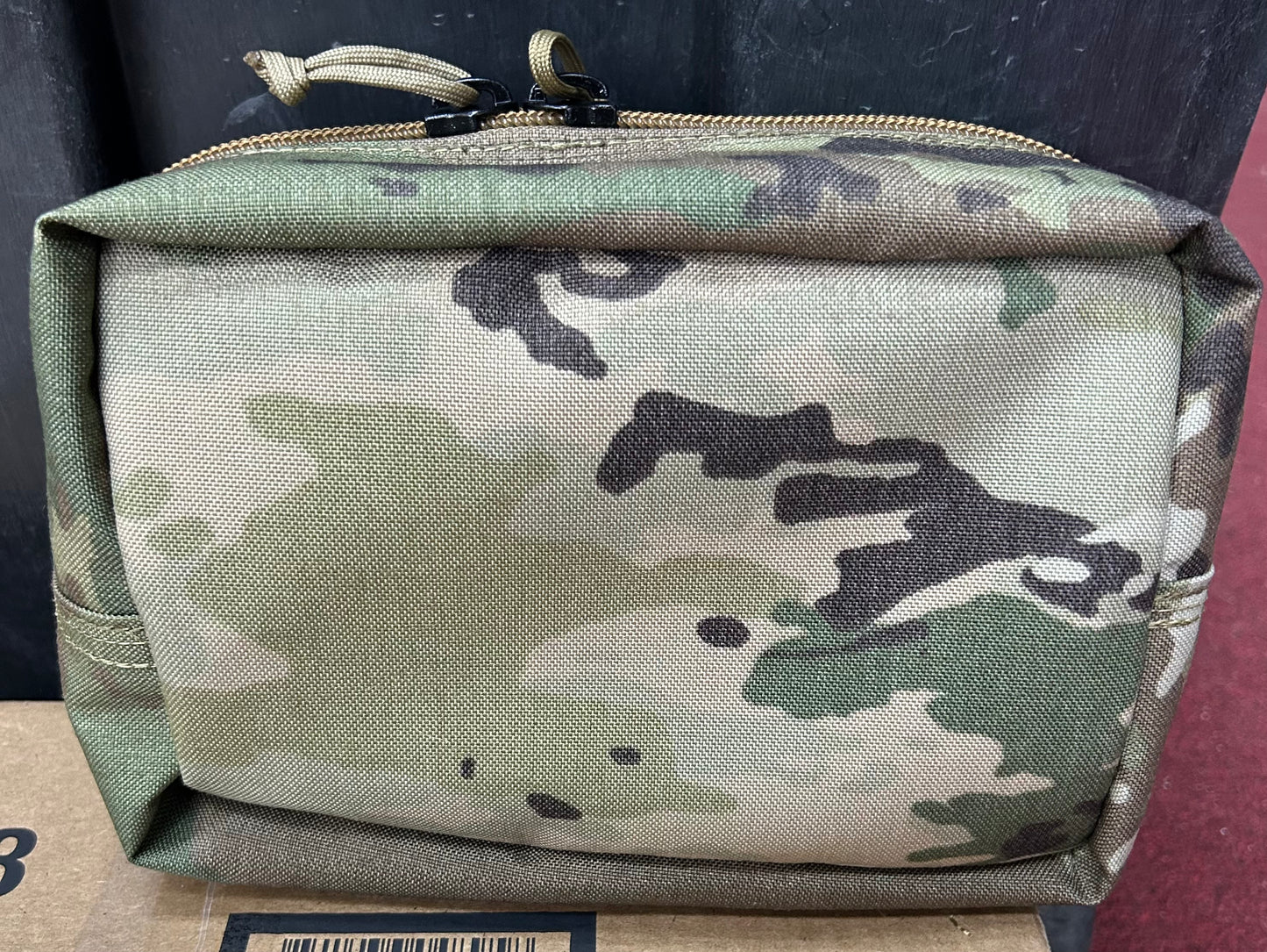 Bells 6x9x4 Single Zipper Molle Pouch General Purpose Admin OCP Multicam (v1-Bells)