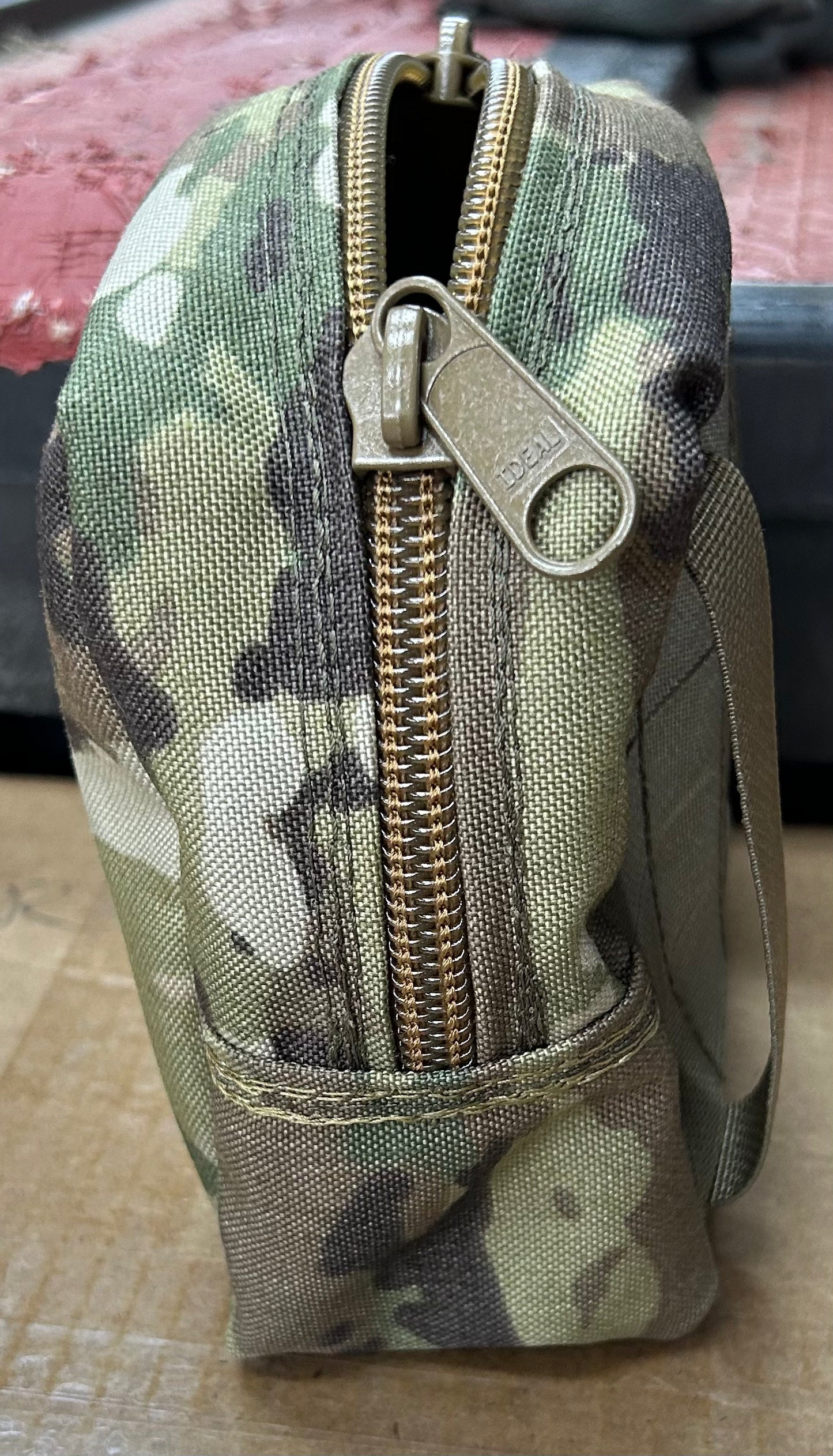 Bells 6x6x3 Single Zipper Molle Pouch General Purpose Admin OCP Multicam (v1-Bells)