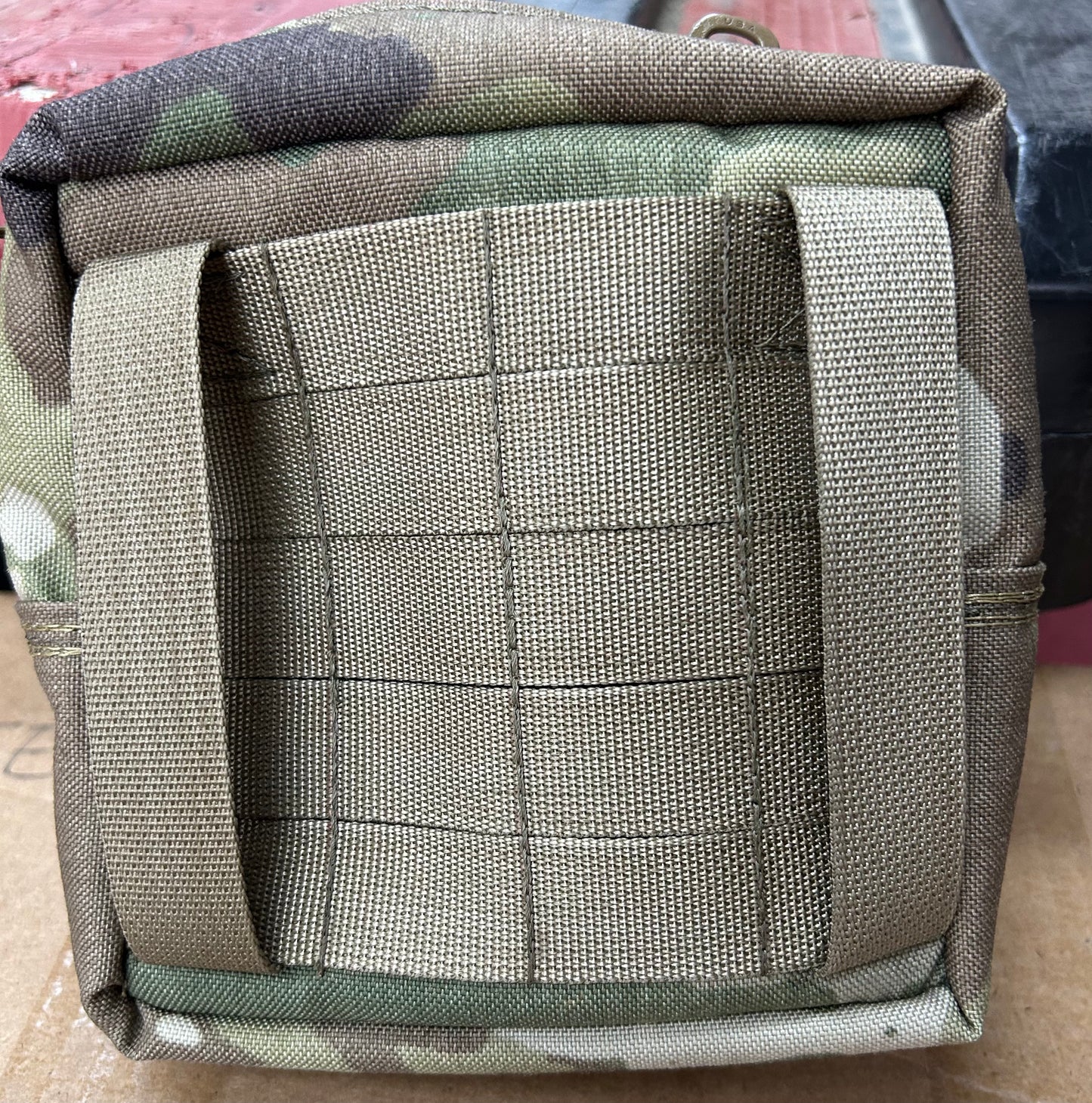 Bells 6x6x3 Single Zipper Molle Pouch General Purpose Admin OCP Multicam (v1-Bells)