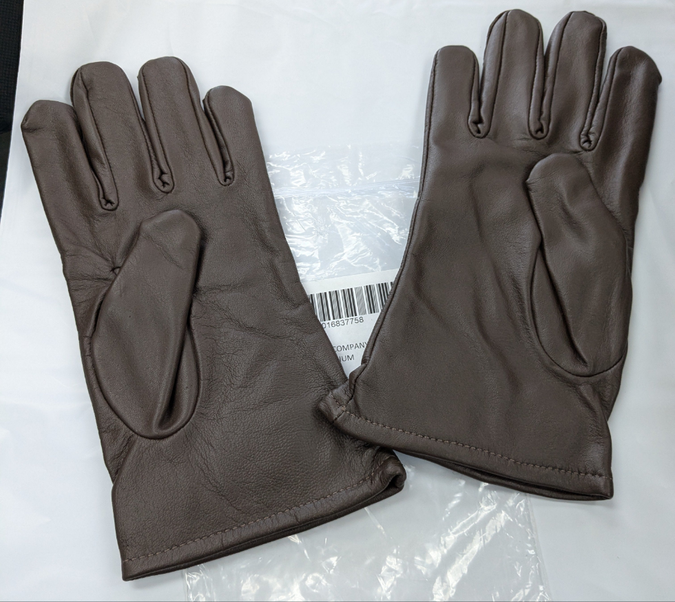 Medium US Army AGSU Brown Dress Gloves(DA5-25OCT13)