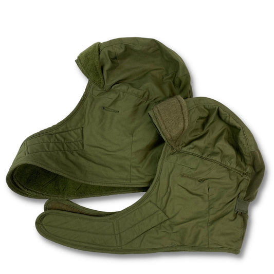 Vintage US Army Size 7 1/4 OD Olive Drab INSULATED PILE CAP Helmet Liner Cold Weather (eb15)