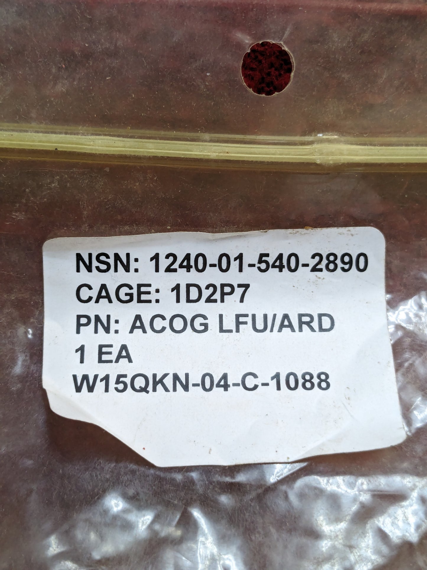 NOS Trijicon ACOG LFU/ARD 4x32 1d2p7 tenebraex nsn: 2890 Honeycomb (BAR ac04-enu92)