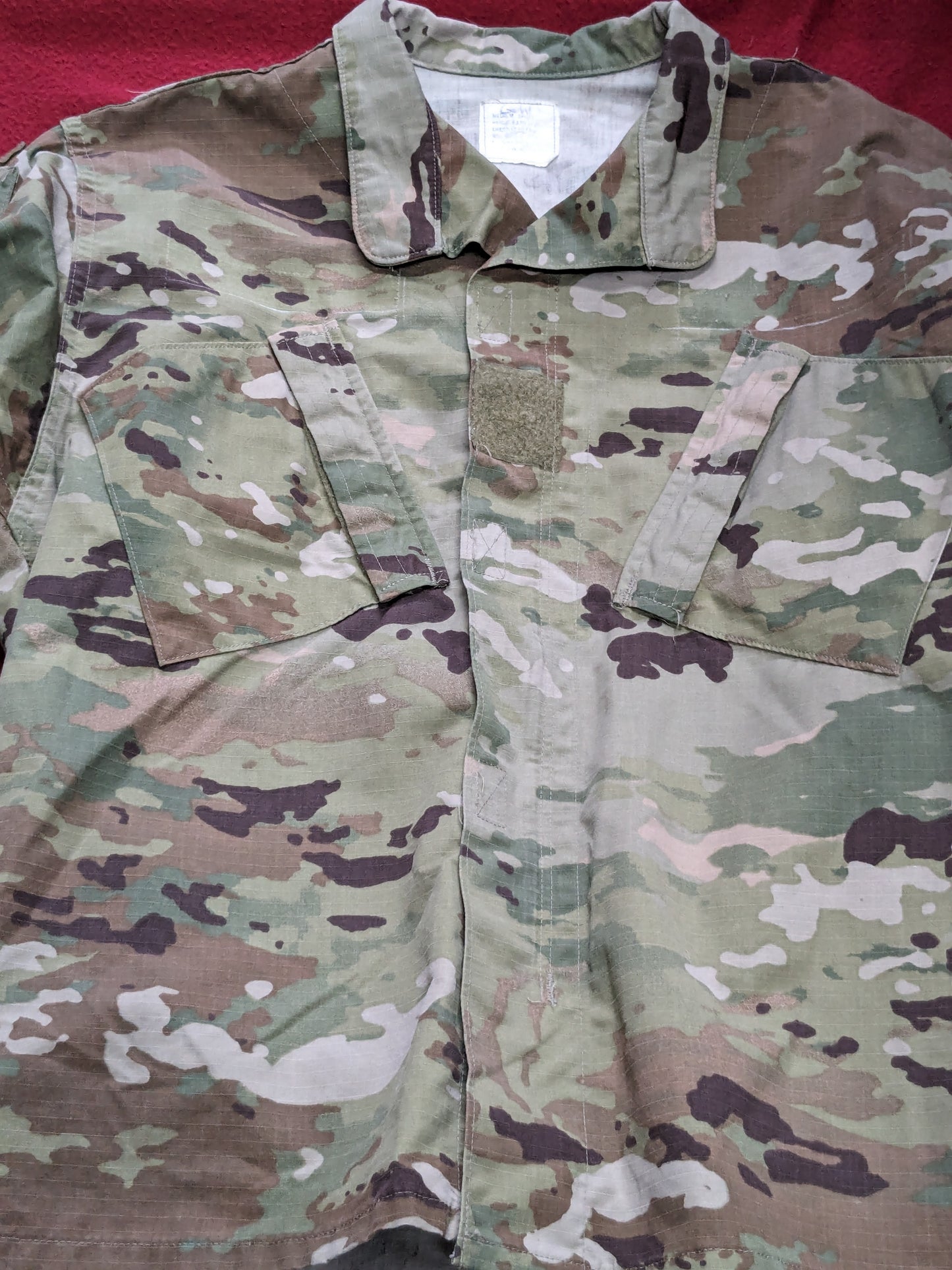SET of us army medium short traditional ocp uniform top pants air force used (ec11-enu103)