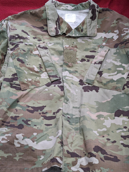 SET of us army medium short traditional ocp uniform top pants air force used (ec11-enu103)