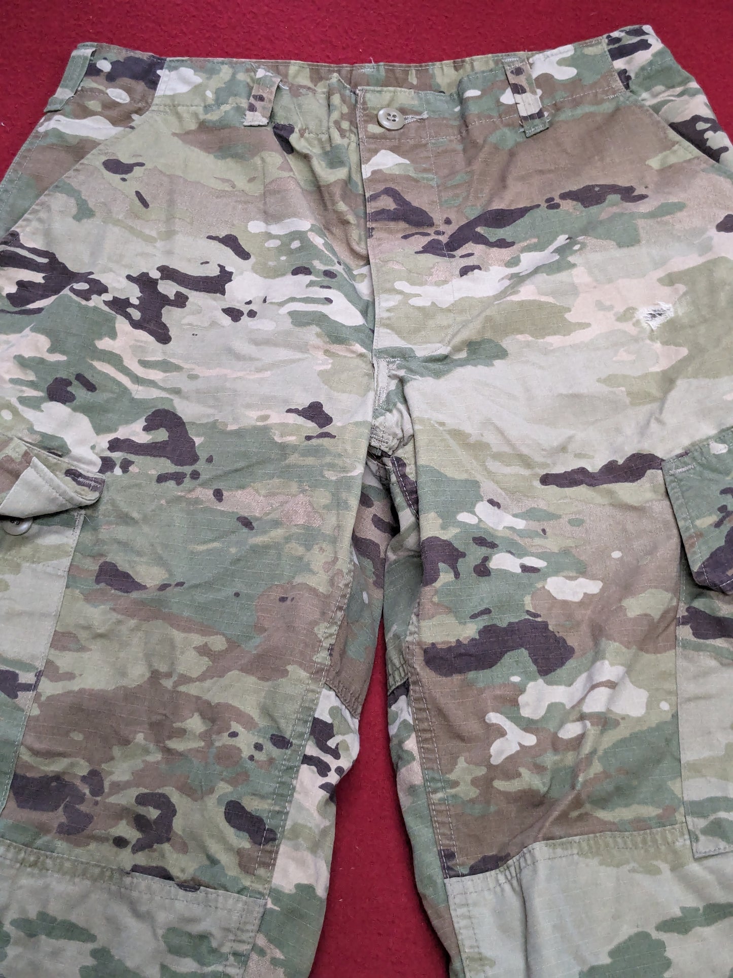 SET of us army medium short traditional ocp uniform top pants air force used (ec11-enu103)