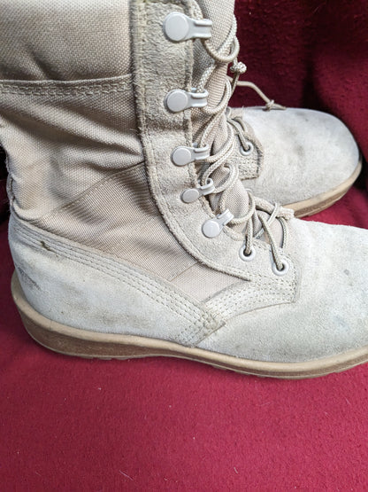 US army altima 6xw xtra wide combat boots 499 tan used (061508)