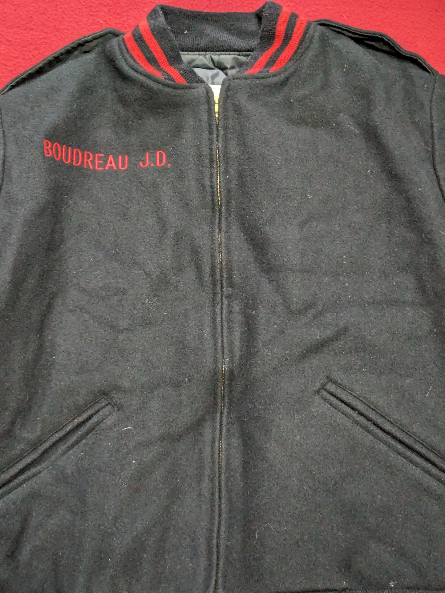 Vintage logan military baseball/ varsity jacket used  (BB02-enu125)