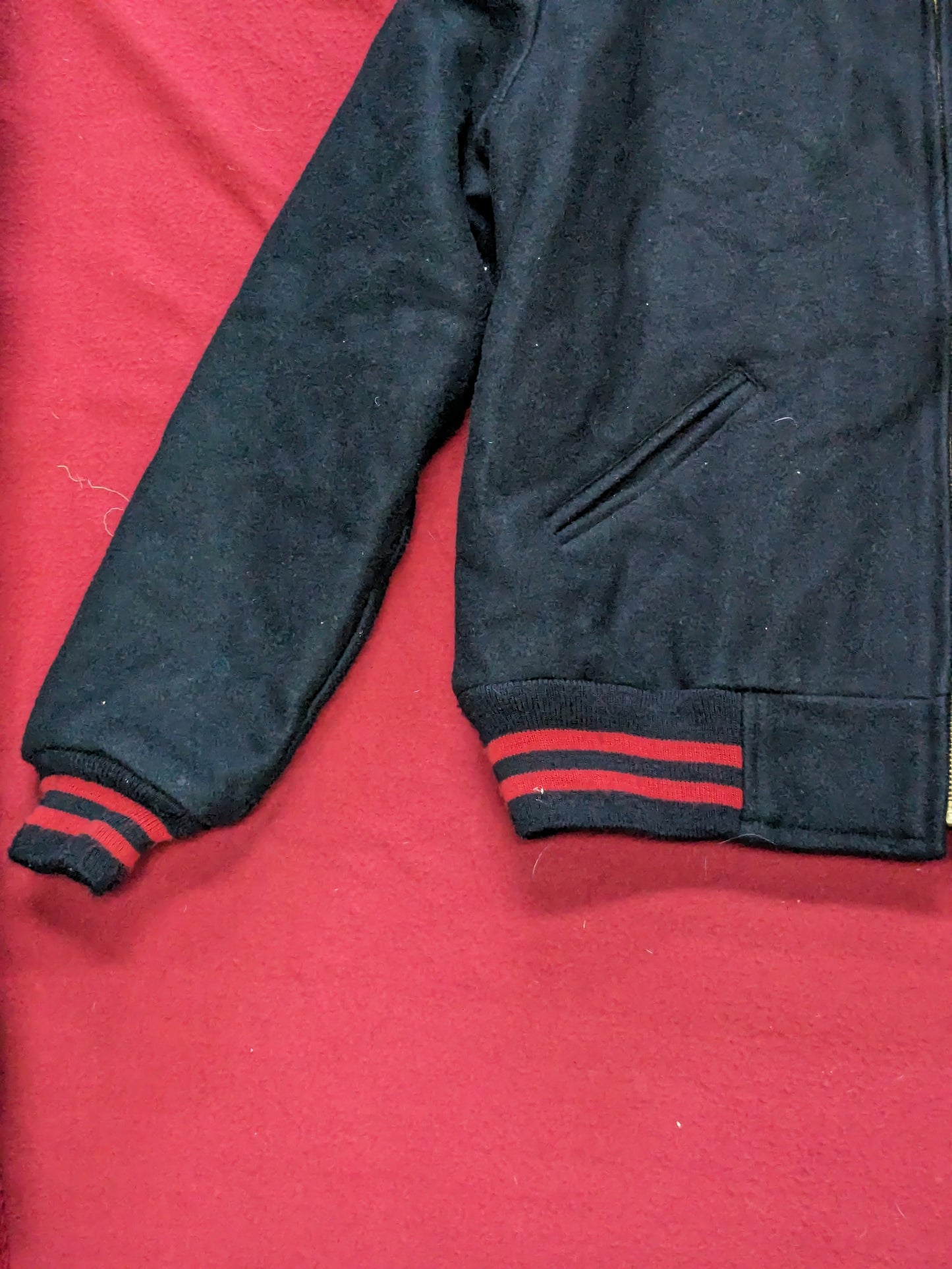 Vintage logan military baseball/ varsity jacket used  (BB02-enu125)