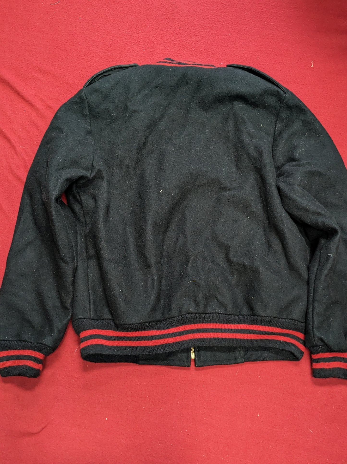Vintage logan military baseball/ varsity jacket used  (BB02-enu125)