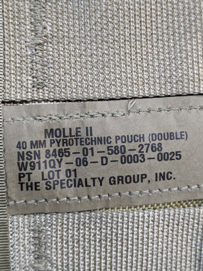 US army 40mm mag pouch 2763 multicam used (ca07-enu131)