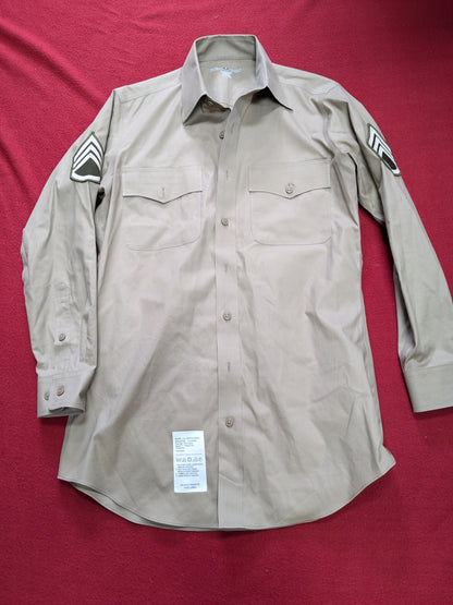 US Army Flying Cross AGSU 15.5 S 32/33 long Sleeve Enlisted Shirt (dg3- ea03-enu142)