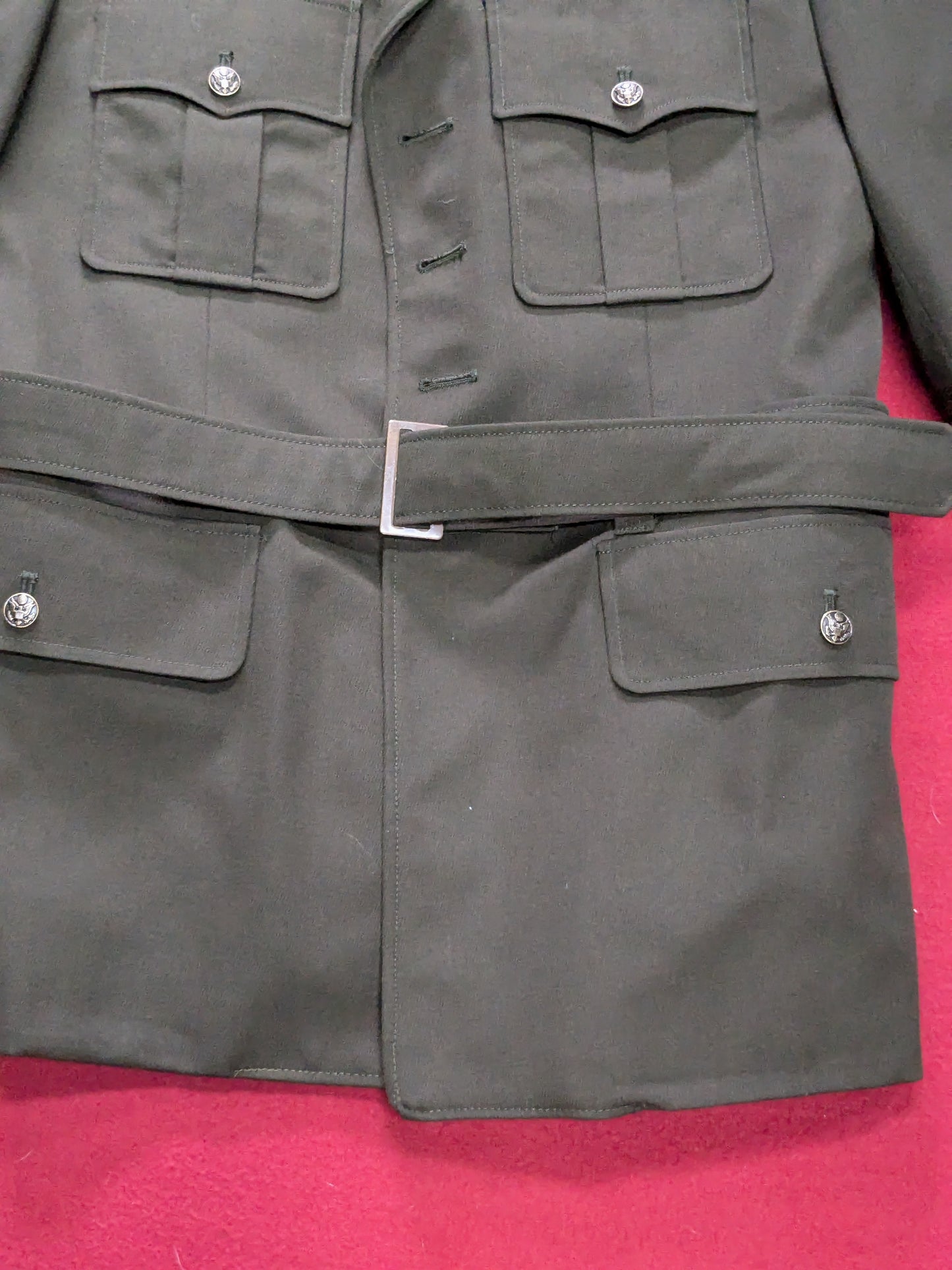US Army AGSU Flying Cross Coat Size 44 S-C Excellent Condition (dg3- ea03-enu145)
