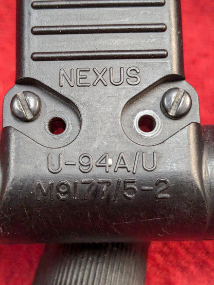 MSA Nexus Push to Talk PTT M9177/5-2 U-94A/U MSA PRC Good Condition (fc04-enu153