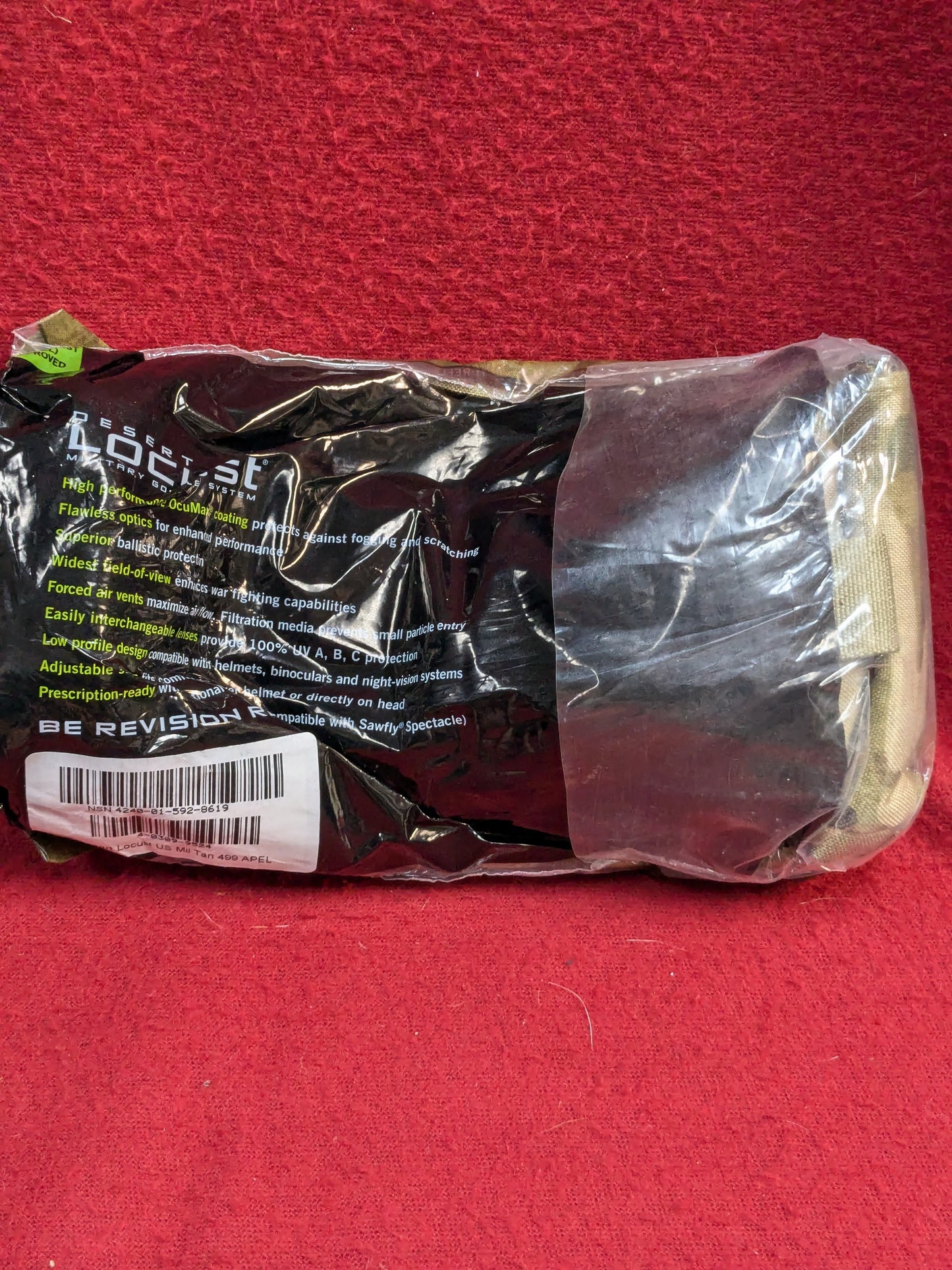 NOS US Army Revision Desert Locust Goggles (cl ab01-enu164)
