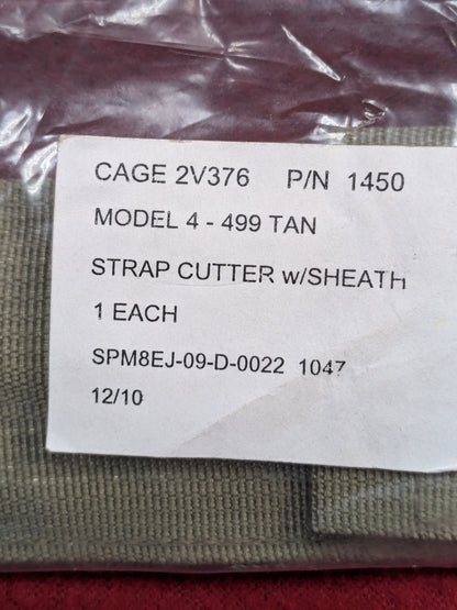 Ontario Knife Company Ontario 1431 Model 4 499 Tan Strap Cutter  (ifak  ac07-enu167)