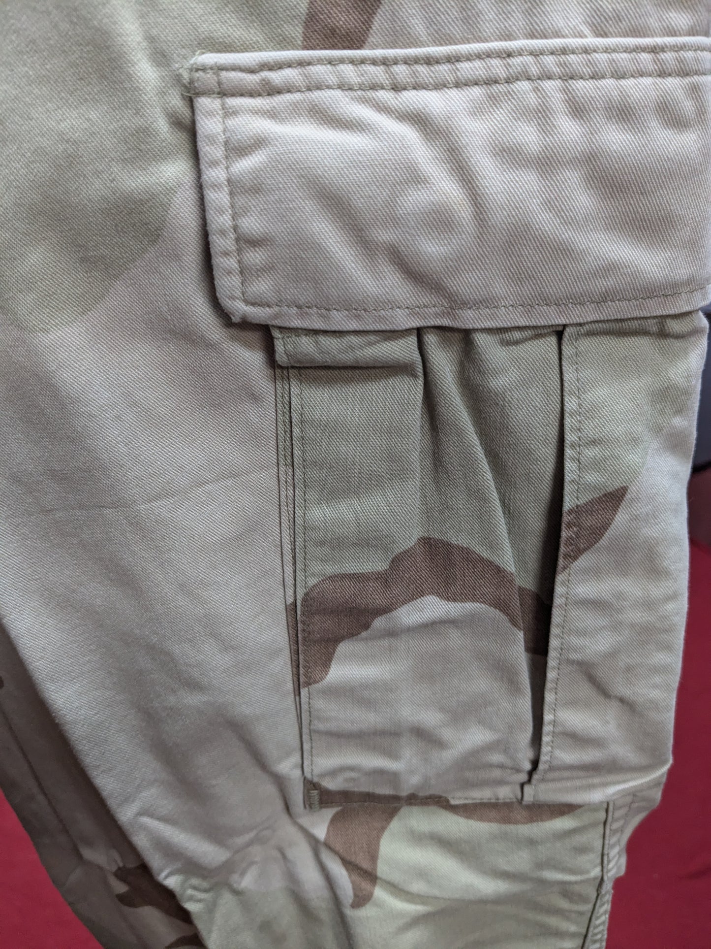 US Army DCU Medium Regular Bottoms Pants Desert Good Condition (16s- (ab07-YLU15)