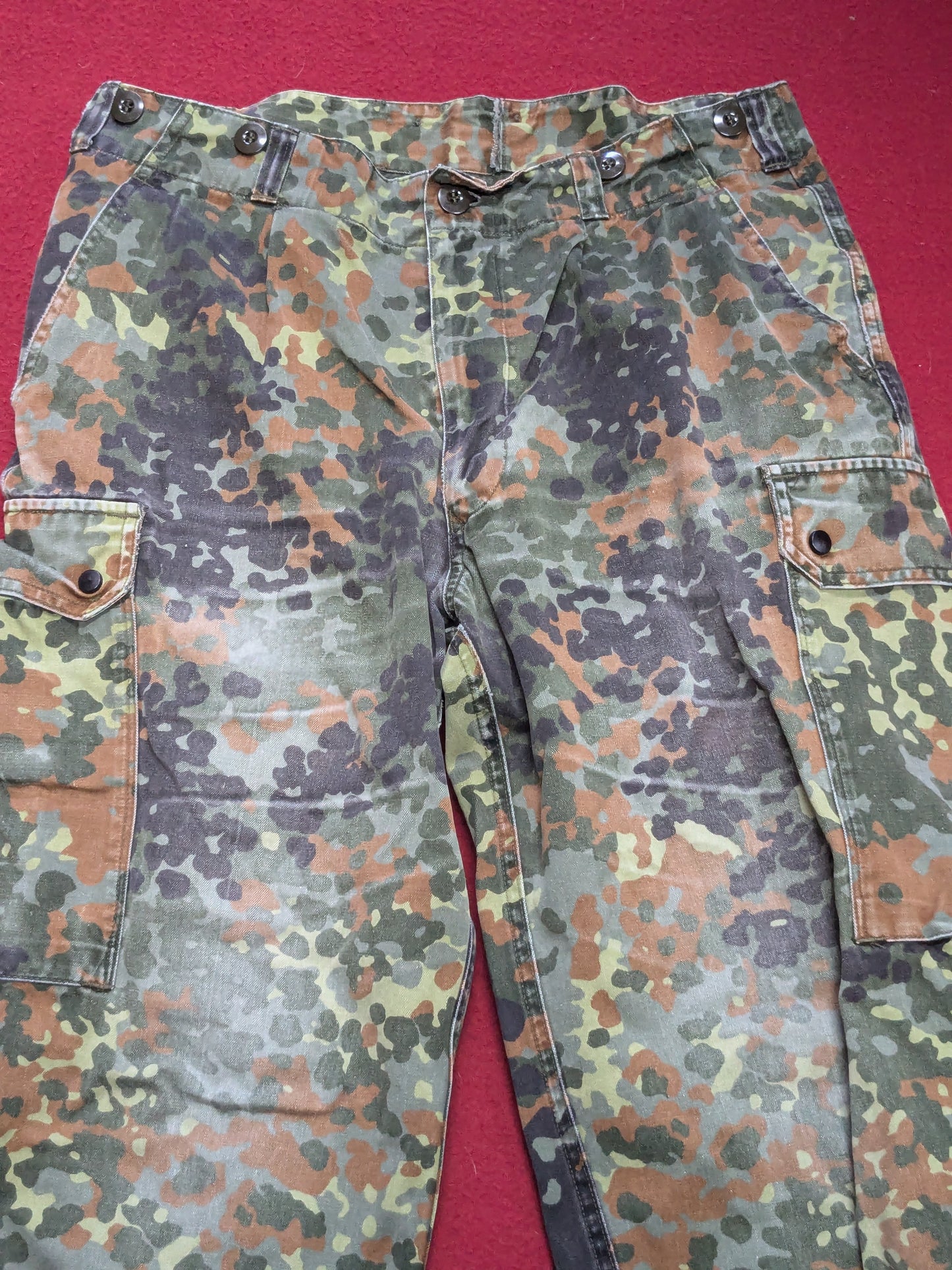 German Kohler GMBH 792 Military Trouser Pants Army Camouflage Used (BB14-YLU21)