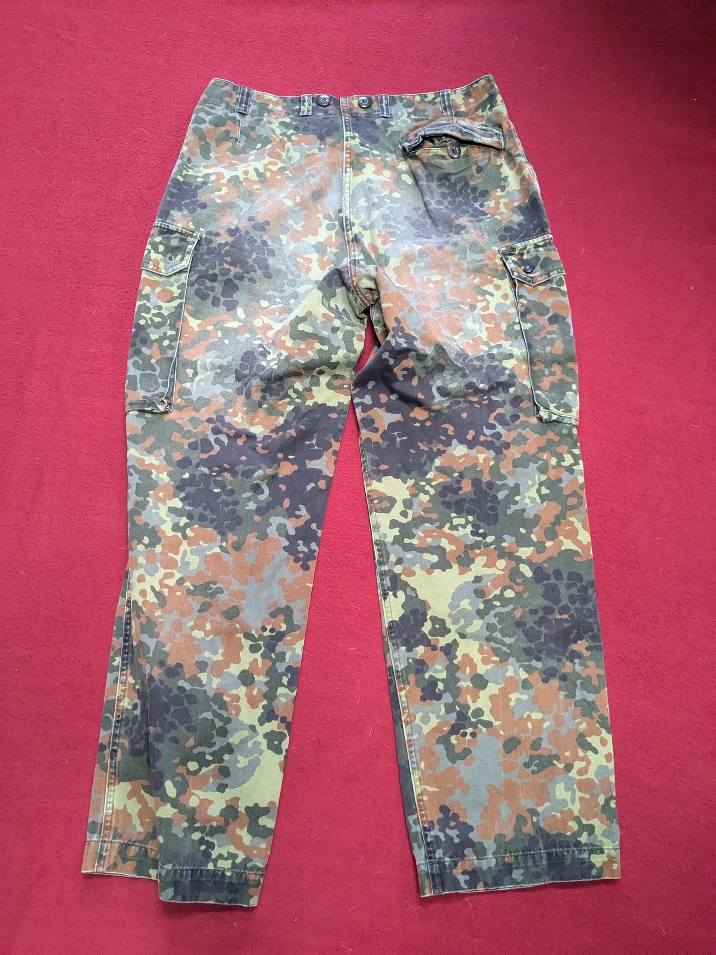German Kohler GMBH 792 Military Trouser Pants Army Camouflage Used (BB14-YLU21)
