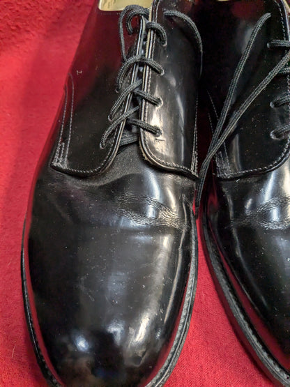 Wolverine World Military High Gloss  Dress Shoes 9.5 R Used (39cr- cb12-YLU31)