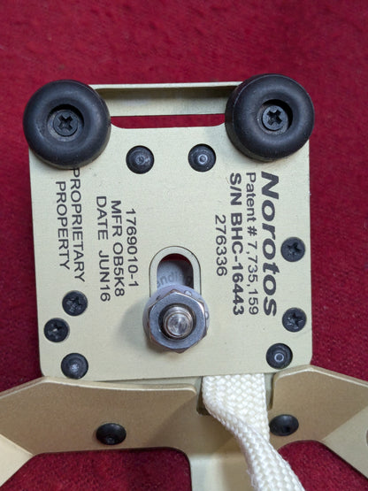 Norotos ENVG Night Vision Helmet Mount Shroud Wire AN/PSQ-20 Good Condition (bar ac04-YLU37)