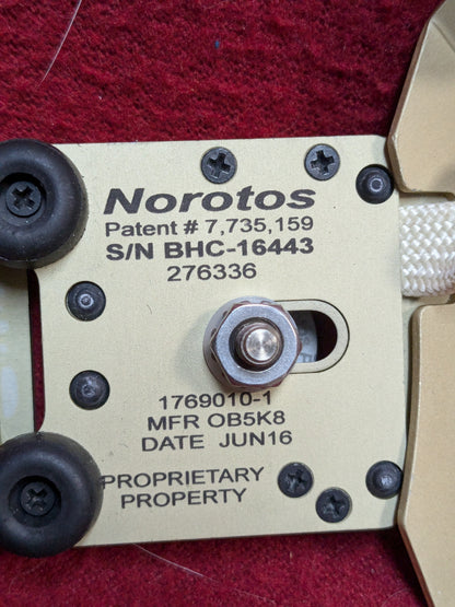 Norotos ENVG Night Vision Helmet Mount Shroud Wire AN/PSQ-20 Good Condition (bar ac04-YLU37)