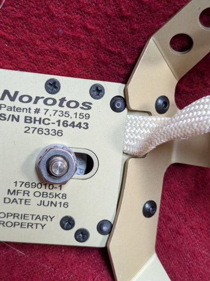 Norotos ENVG Night Vision Helmet Mount Shroud Wire AN/PSQ-20 Good Condition (bar ac04-YLU37)