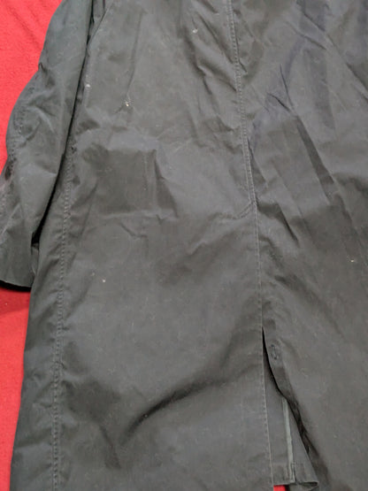 Military 40 R Black All-Weather Overcoat Dress Uniform (BA07-YLU43)
