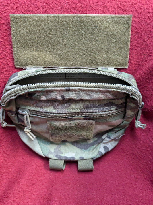 Tactical Drop Pouch Molle Admin/Utility Hook & Loop Carrying Kit Used (31cr- ca6-YLU46)