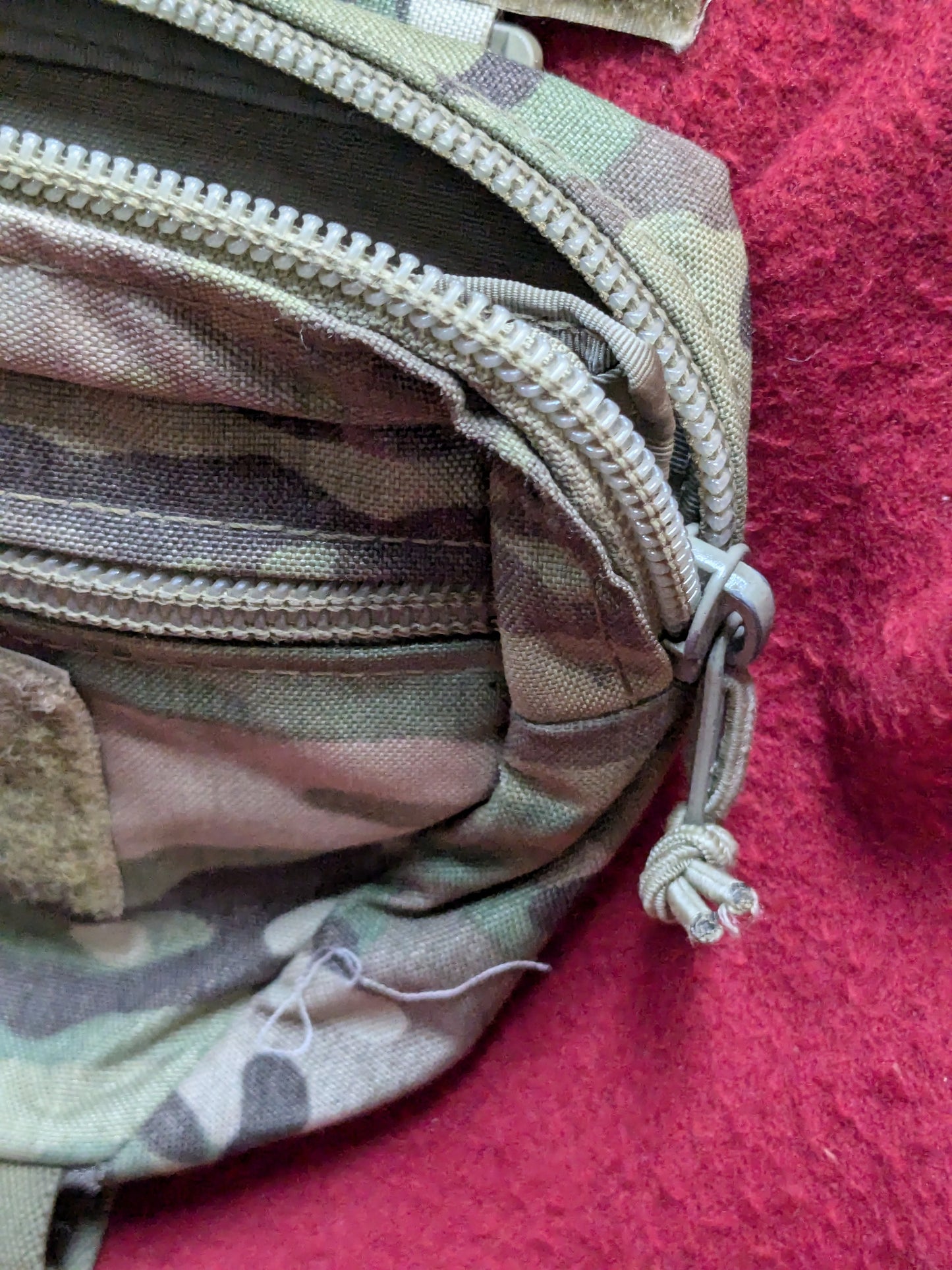 Tactical Drop Pouch Molle Admin/Utility Hook & Loop Carrying Kit Used (31cr- ca6-YLU46)