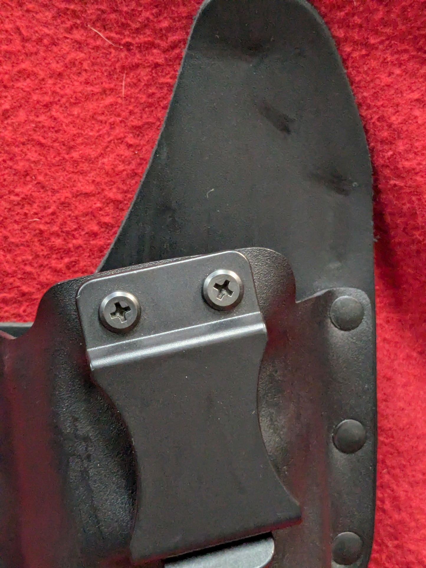 Black Holster Waist Belt Excellent Condition (FB17-YLU81)