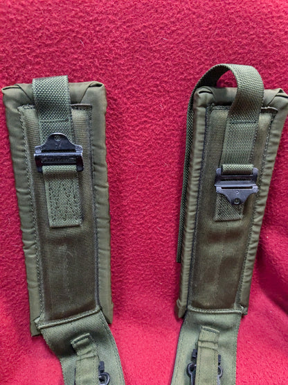 USGI Vietnam Era LC-2 Right Left Shoulder straps for OD Alice Pack Excellent Condition (wbv- ca13-YLU82)