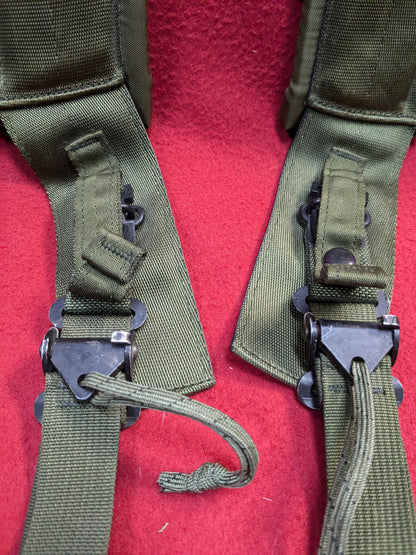 USGI Vietnam Era LC-2 Right Left Shoulder straps for OD Alice Pack Excellent Condition (wbv- ca13-YLU82)