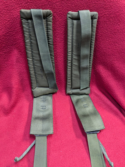 USGI Vietnam Era LC-2 Right Left Shoulder straps for OD Alice Pack Excellent Condition (wbv- ca13-YLU82)