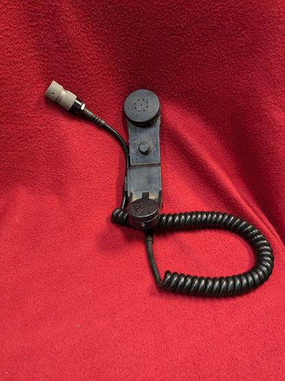 VINTAGE US Army Sonetronics H250-U 5 pin Handset Microphone W/Volume Control Used (fc03-YLU86)