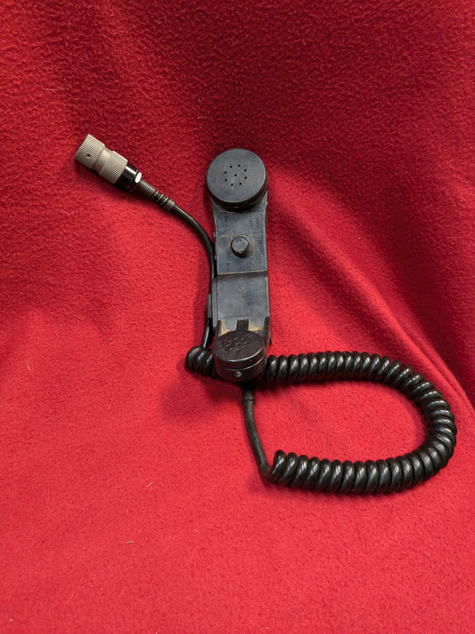 VINTAGE US Army Sonetronics H250-U 5 pin Handset Microphone W/Volume Control Used (fc03-YLU86)