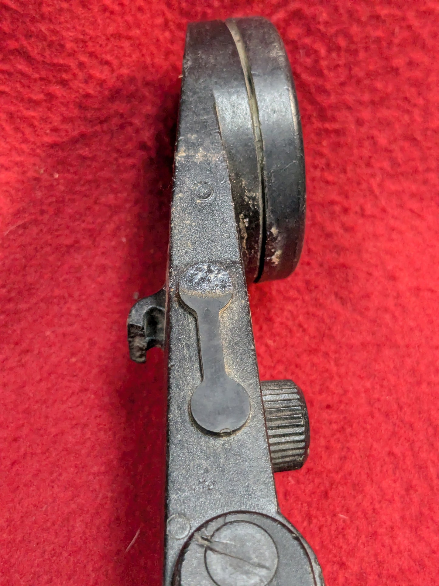 VINTAGE US Army Sonetronics H250-U 5 pin Handset Microphone W/Volume Control Used (fc03-YLU86)