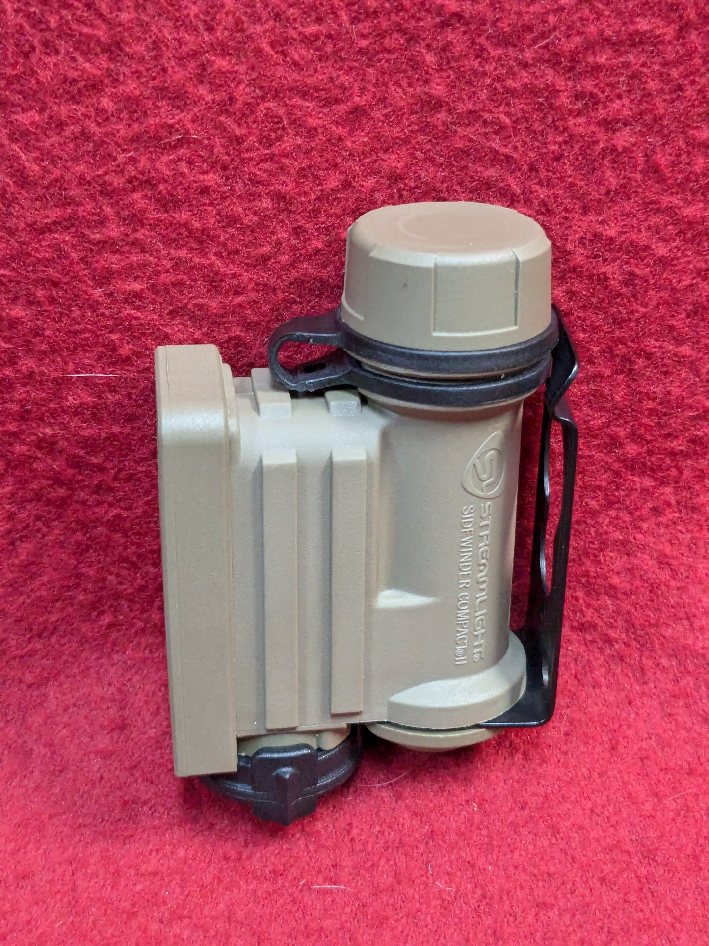 Streamlight Sidewinder Compact Military Model Flashlight Tan Excellent Condition (j09 ab02-YLU99)