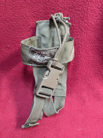Tactical Tailor MOLLE PRC-152 Coyote Brown Large Radio Pouch Used (36cr- ca4-YLU120)