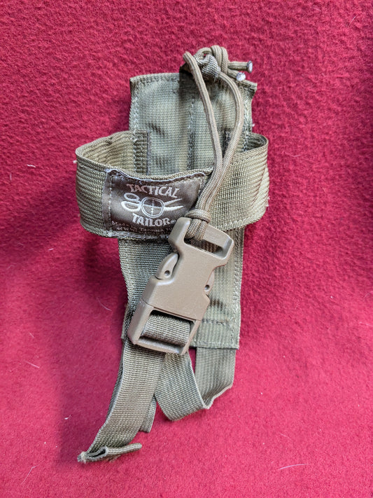 Tactical Tailor MOLLE PRC-152 Coyote Brown Large Radio Pouch Used (36cr- ca4-YLU120)