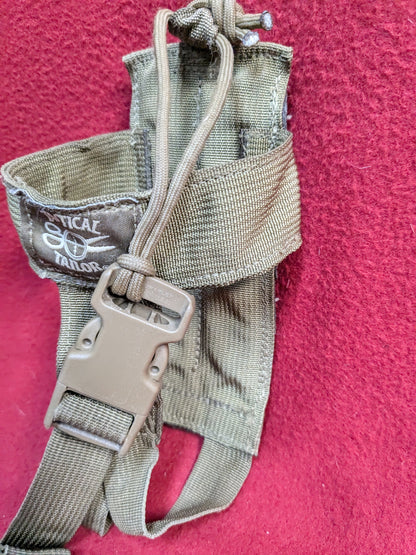 Tactical Tailor MOLLE PRC-152 Coyote Brown Large Radio Pouch Used (36cr- ca4-YLU120)