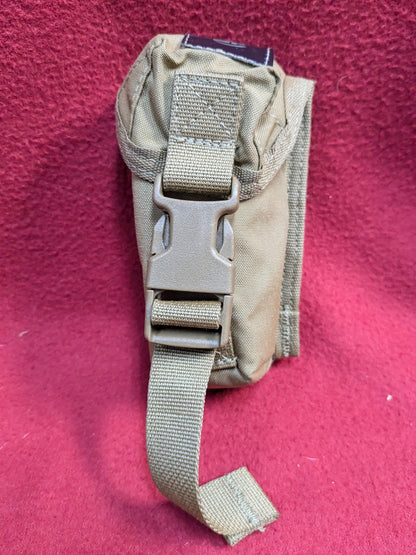 SUREFIRE Suppressor Pouch MOLLE - DARK EARTH Used (j09 ab02-YLU146)
