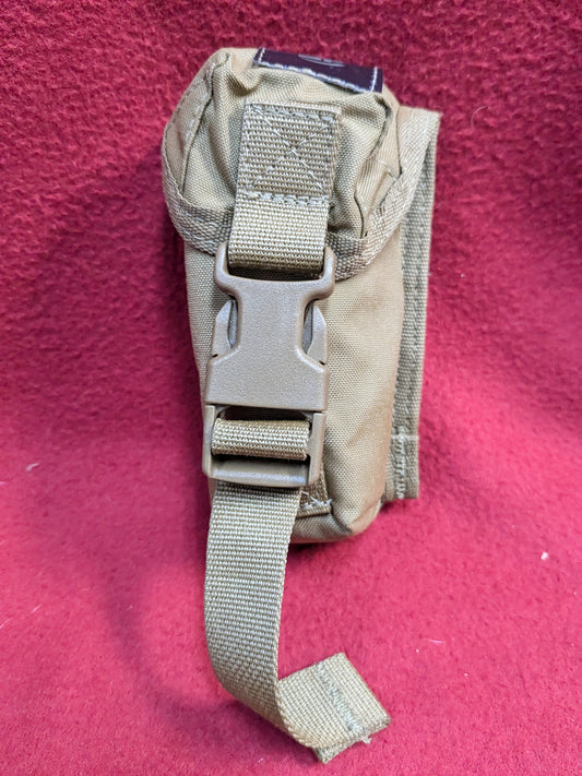 SUREFIRE Suppressor Pouch MOLLE - DARK EARTH Used (j09 ab02-YLU146)