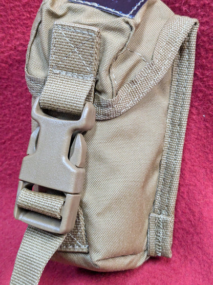 SUREFIRE Suppressor Pouch MOLLE - DARK EARTH Used (j09 ab02-YLU146)