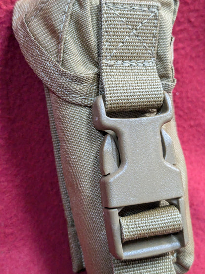 SUREFIRE Suppressor Pouch MOLLE - DARK EARTH Used (j09 ab02-YLU146)