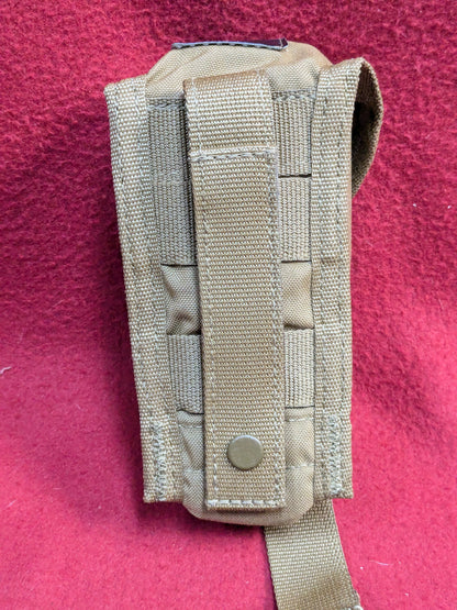 SUREFIRE Suppressor Pouch MOLLE - DARK EARTH Used (j09 ab02-YLU146)