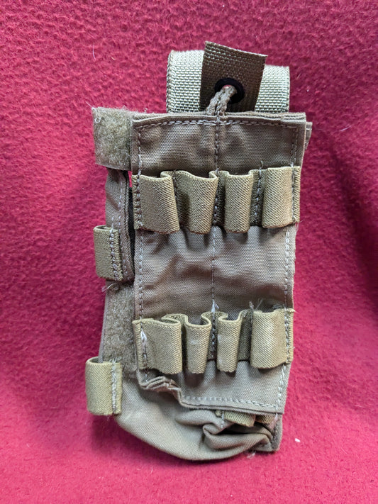 Tactical Assault Gear TAG MBITR Radio Pouch Coyote MOLLE Used (35cr- ca3-YLU151)